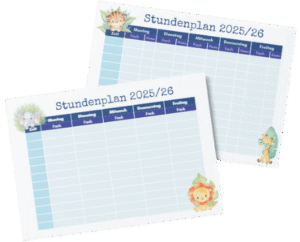 Mockup Stundenpläne